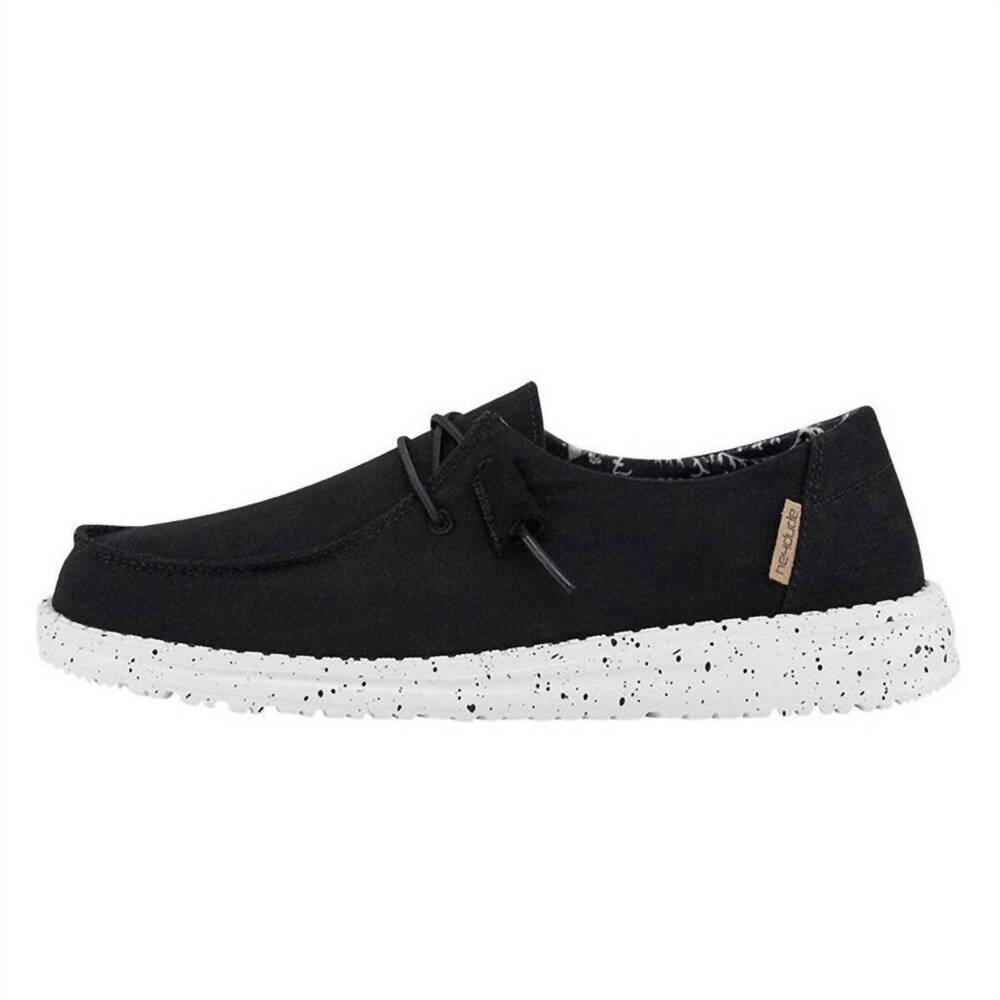 Hey Dude Wendy Basic Slip-On Women's Shoe with Speckled White Sole Sz 7